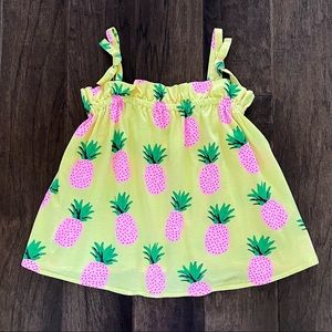 🔥🔥🔥Zara Girls Yellow Pineapple Top Size 10